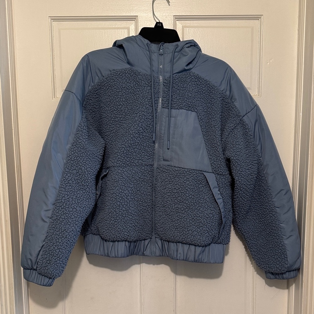 Old Navy Blue Sherpa Jacket